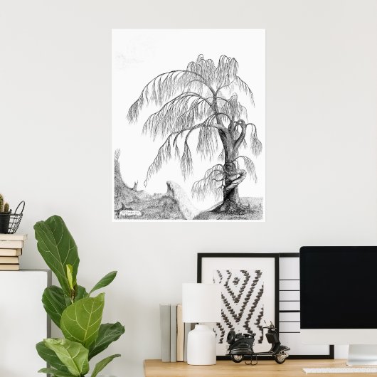 "Moeder Natuur" van Jeff Camden Poster (Thuiskantoor)