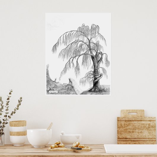 "Moeder Natuur" van Jeff Camden Poster (Keuken)