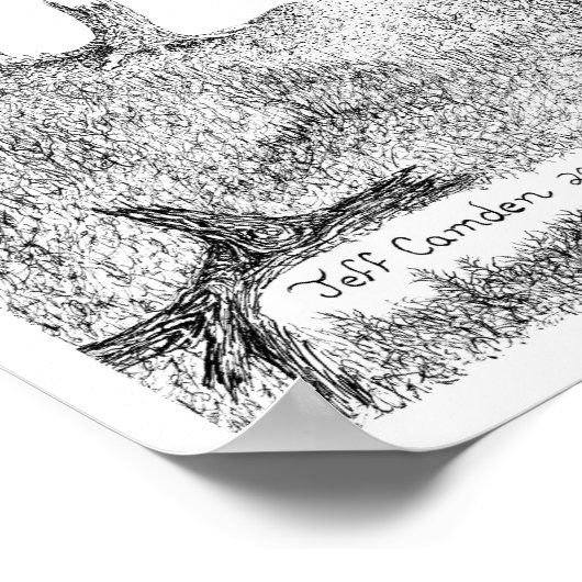 "Moeder Natuur" van Jeff Camden Poster (Hoek)