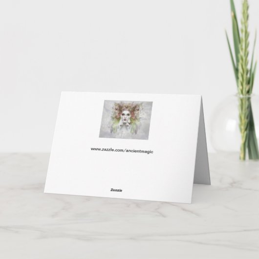 moeder natuur wenskaart kaart (Achterkant)