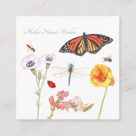 Moeder Natuur Wonders Enclosure Kaart (Voorkant)