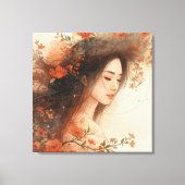 Moeder Natuur's Omarming Boho Muurkunst Canvas Afdruk (Voorkant)