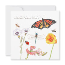 Moeder Natuur's Wonderen Plat Kaart