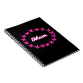 Moeder NOTITIEBOEK Met Mooie Roze Vlinders (Rechterzijde)