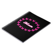 Moeder NOTITIEBOEK Met Mooie Roze Vlinders (Linkerzijde)