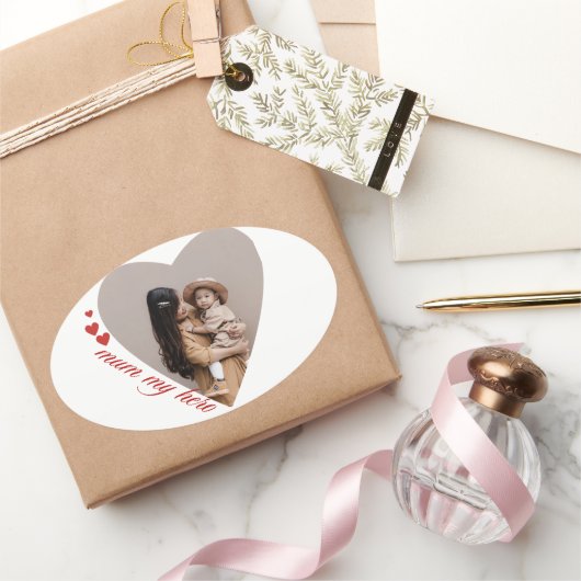 Moeder nummer 1 voor mij ovale sticker (Geschenken)