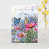 Moeder of mama moederdag met tuinvruchten  kaart (Gele Bloem)