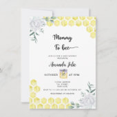 Moeder om baby shower uit te nodigen kaart (Voorkant)