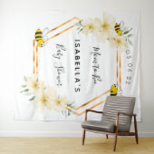 Moeder om bloemen bij te zijn god geometrisch Baby Wandkleed (In Situ (horizontaal))