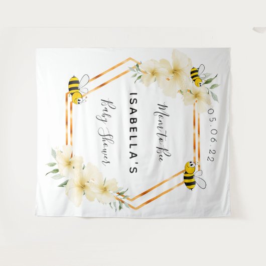 Moeder om bloemen bij te zijn god geometrisch Baby Wandkleed (Voorkant (horizontaal))