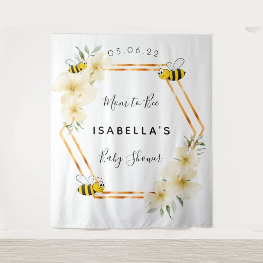 Moeder om bloemen bij te zijn god geometrisch Baby Wandkleed (Voorkant)