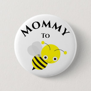 Moeder om nieuw Baby shower te worden Ronde Button 5,7 Cm