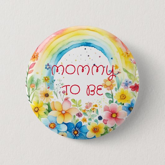 Moeder om te zijn | BABY SHOWER BUTTON (Voorkant)