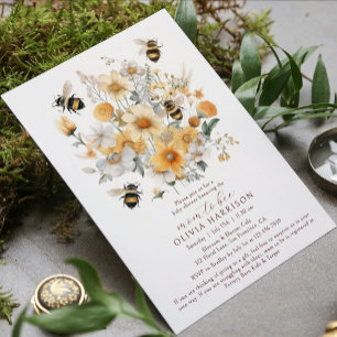 Moeder om wilde bloem bloemenkoppels Baby shower Kaart