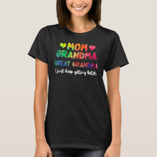 Moeder Oma Grote Oma Beste Ooit Moeders Da T-shirt