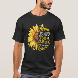 Moeder Oma Grote Oma Zonnebloem Moederdag 2 T-shirt