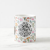 Moeder & Oma Herinneringen: Bloemen Fotocollage Koffiemok (Center)