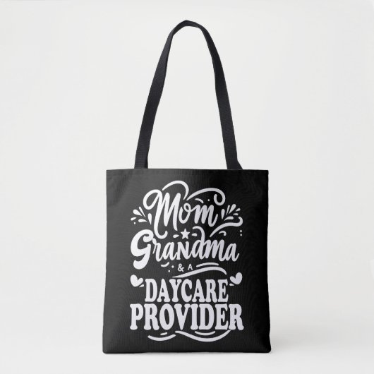 Moeder Oma Kinderopvang Provider Tote Bag (Voorkant)