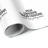 Moeder Oma Oma Oma Moederdag Cadeaupapier (Rol Hoek)