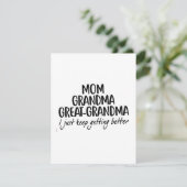 Moeder Oma Oma Oma Moederdag Kaart (Staand voorkant)