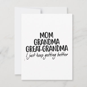 Moeder Oma Oma Oma Moederdag Kaart