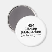 Moeder Oma Oma Oma Moederdag Magneet (Voorkant / Achterkant)