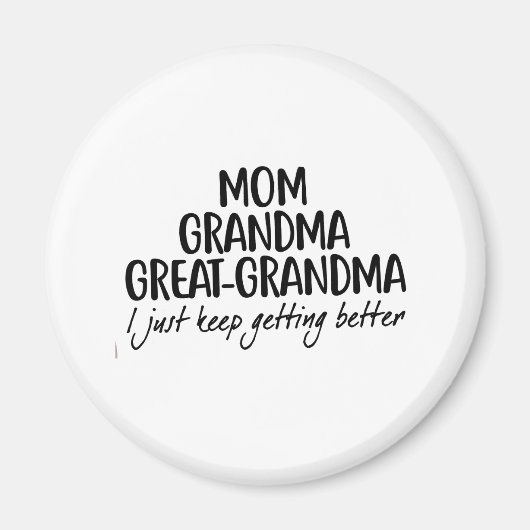 Moeder Oma Oma Oma Moederdag Magneet (Voorkant)