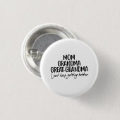 Moeder Oma Oma Oma Moederdag Ronde Button 3,2 Cm (Voorkant /achterkant)