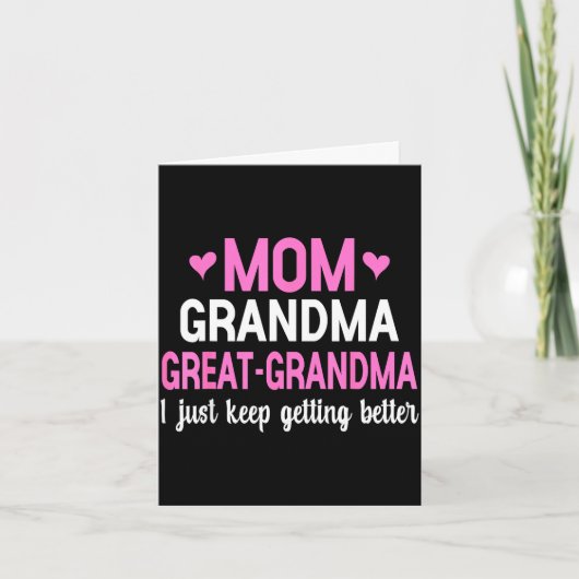 Moeder oma overgrootmoeder lieve vrouwen moeder mo kaart (Voorkant)