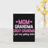 Moeder oma overgrootmoeder lieve vrouwen moeder mo kaart (Gele Bloem)