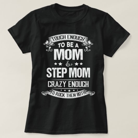 Moeder oma van Tough genoeg om een momentje moeder T-shirt (Design voorkant)