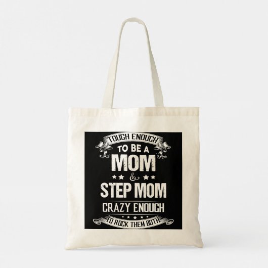 Moeder oma van Tough genoeg om een momentje moeder Tote Bag (Achterkant)