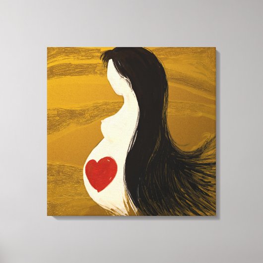 Moeder, omwikkeld canvas afdruk (Voorkant)