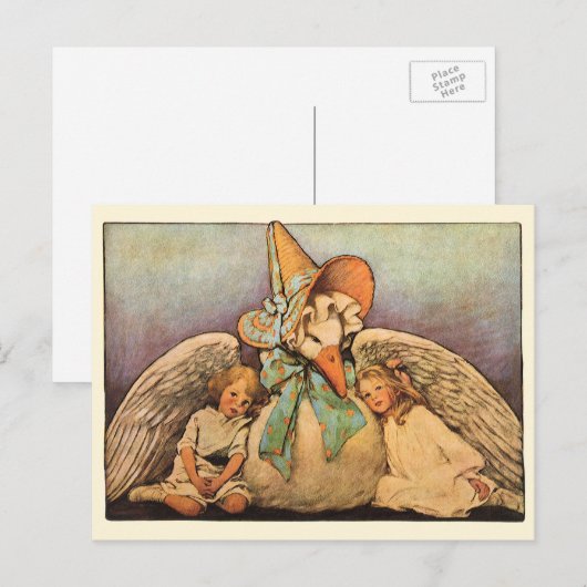 moeder ontbeert kinderen Jessie Willcox Smith Briefkaart (Voorkant / Achterkant)