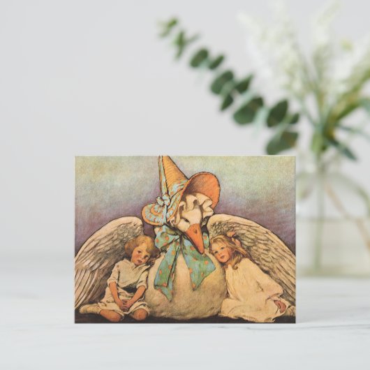  moeder ontbeert kinderen Jessie Willcox Smith Briefkaart (Staand voorkant)