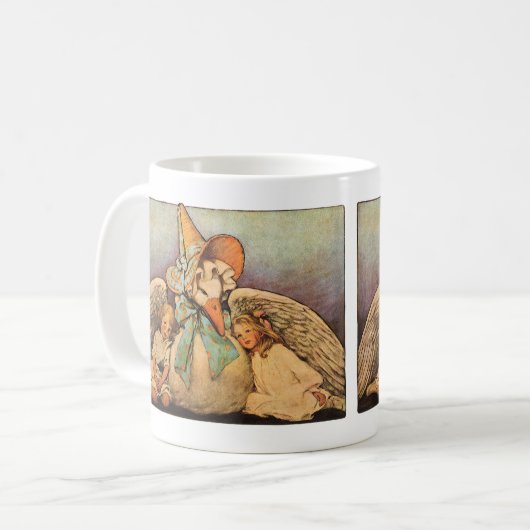  moeder ontbeert kinderen Jessie Willcox Smith Koffiemok (Voorkant links)