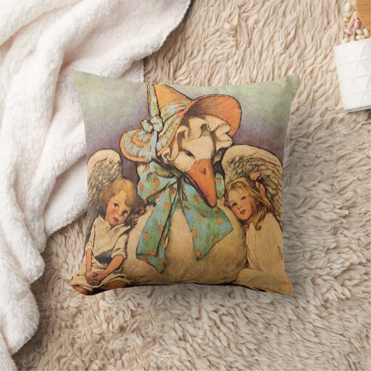 moeder ontbeert kinderen Jessie Willcox Smith Kussen (Deken)