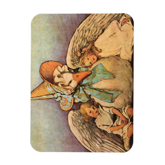  moeder ontbeert kinderen Jessie Willcox Smith Magneet (Verticaal)