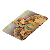  moeder ontbeert kinderen Jessie Willcox Smith Magneet (Linkerzijde)