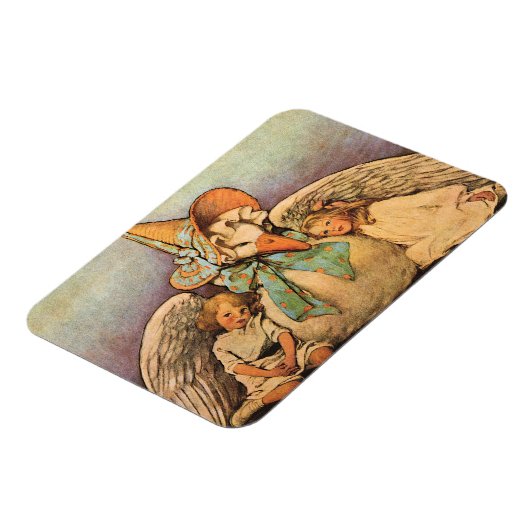  moeder ontbeert kinderen Jessie Willcox Smith Magneet (Linkerzijde)