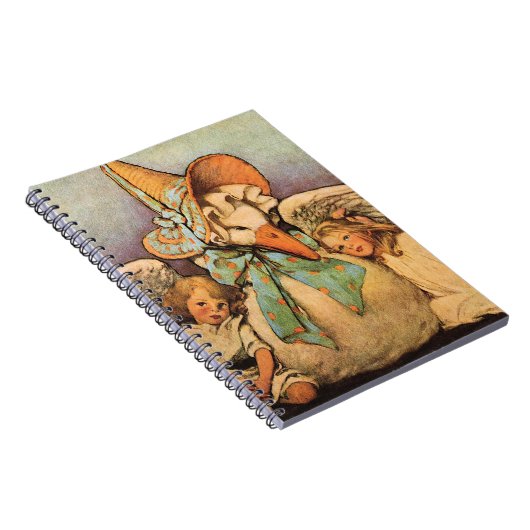  moeder ontbeert kinderen Jessie Willcox Smith Notitieboek (Rechterzijde)