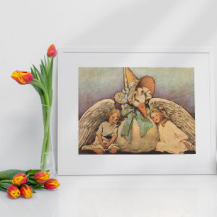 moeder ontbeert kinderen Jessie Willcox Smith Poster