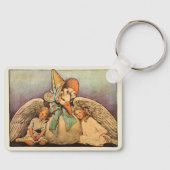  moeder ontbeert kinderen Jessie Willcox Smith Sleutelhanger (Voorkant)