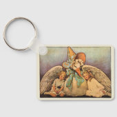  moeder ontbeert kinderen Jessie Willcox Smith Sleutelhanger (Achterkant)