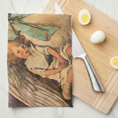  moeder ontbeert kinderen Jessie Willcox Smith Theedoek (Quarter Fold)