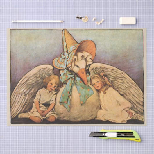  moeder ontbeert kinderen Jessie Willcox Smith Tissuepapier (Craft)