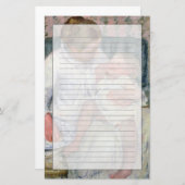 Moeder op het punt om haar Slapy Kind te wassen, 1 Briefpapier (Voorkant / Achterkant)