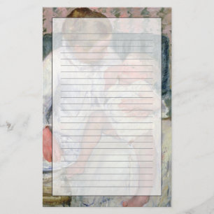 Moeder op het punt om haar Slapy Kind te wassen, 1 Briefpapier