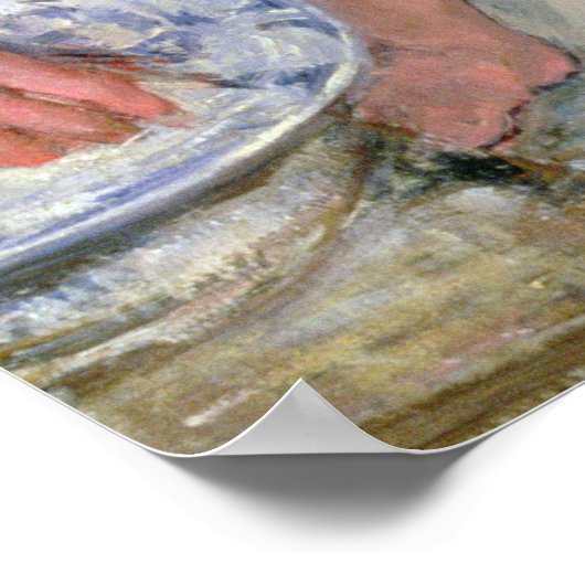 Moeder op het punt om haar Slapy Kind te wassen, 1 Poster (Hoek)