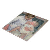 Moeder op het punt om haar Slapy Kind te wassen, 1 Tegeltje (Zijkant)